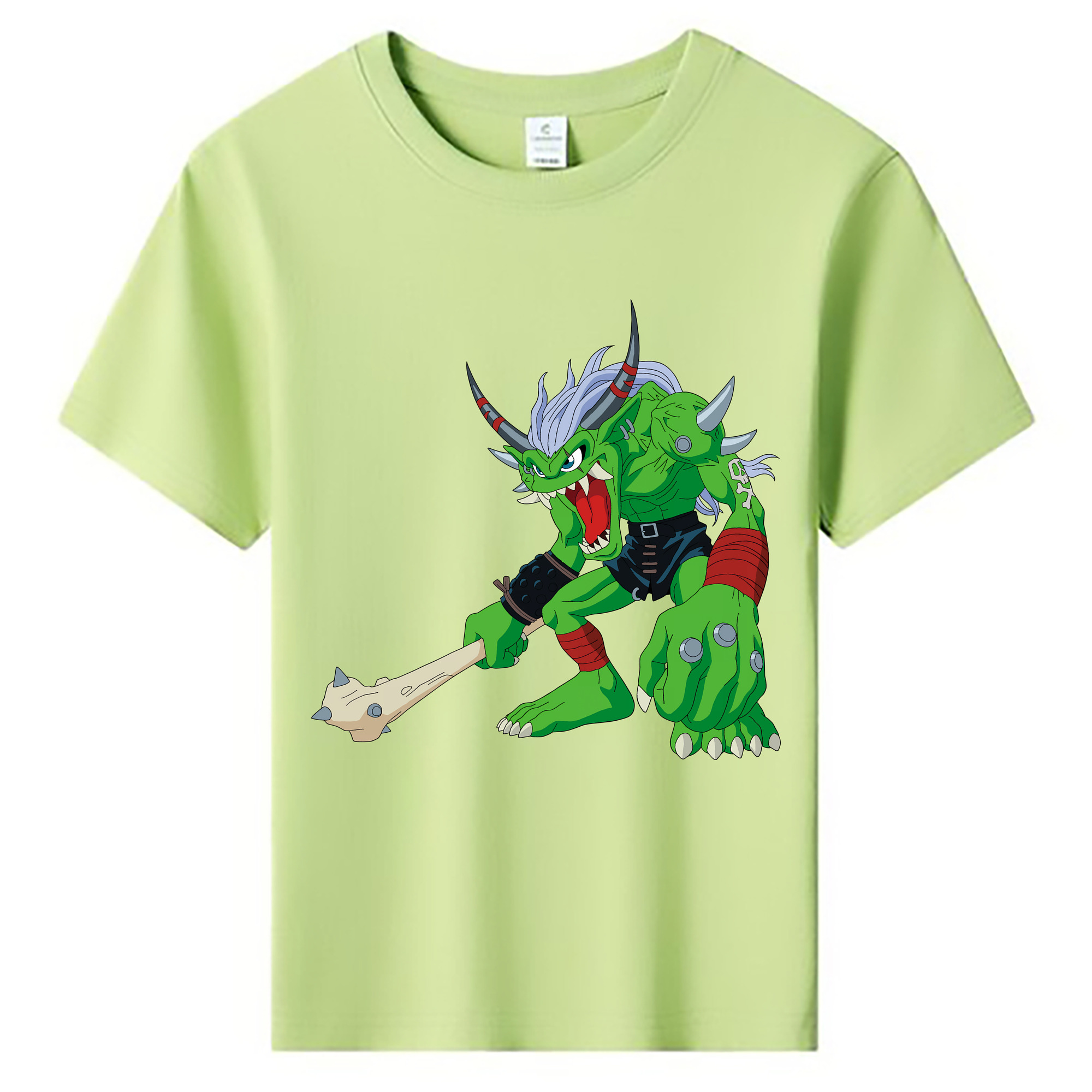 （画像用） Digimon デジタルモンスター/デジモン 綿100％キッズTシャツ（フロントプリント）